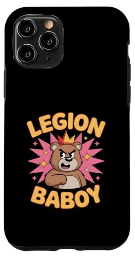 Funny Legion Baboy Angry Bear ���g�� ���� �X�}�z�P�[�X iPhone 11 Pro �p