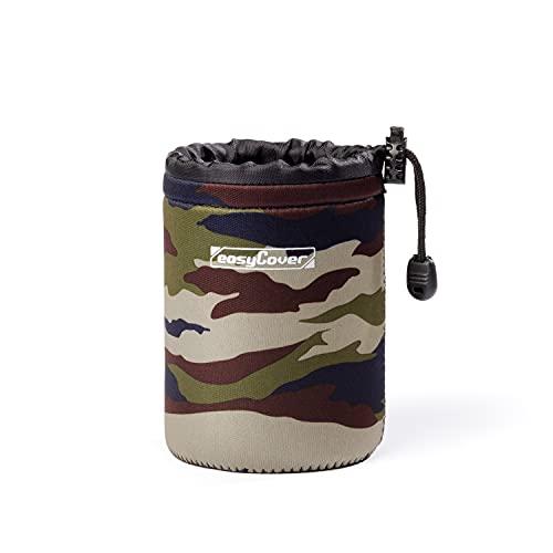EasyCover Étui de protection en néoprène pour objectif. Taille : M. Couleur : camouflage Cover