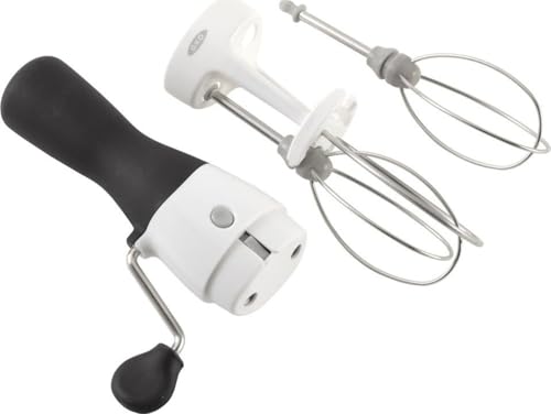 OXO Good Grips – Batteur manuel à œufs ou fouet de cuisine manuel en inox
