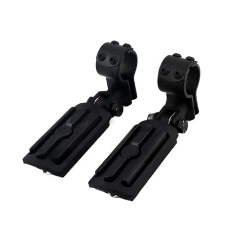 Repose-Pieds Moto Autoroute pour Crash Bar avec Pince de Montage pour Protection Moteur