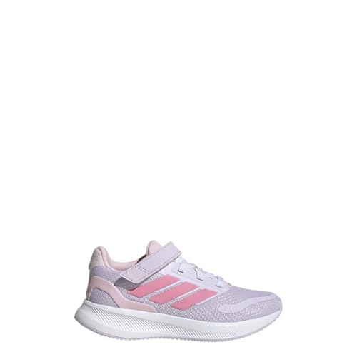 Image of adidas Kids' Marvel Run Falcon 5 Elastic Lace & Strap Shoe