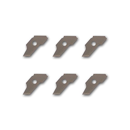 Toga OU96 Set of 6 Blades for Circular Cutter Metal Grey 4 x 12 x 1 cm