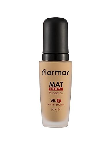 Flormar – Base de maquillaje Mate Touch – Bote de 30 ml – Vitamin E – 305