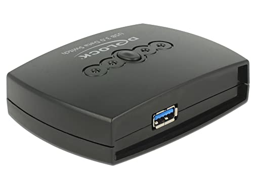 DeLock Commutateur 4 PC vers 1 périphérique USB 3.0 avec 4 entrées USB B / 1 sortie USB A - vue 2