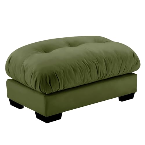 Olive Green Ottoman for Modular Sectional Sofa, Single Sofa, Ottoman