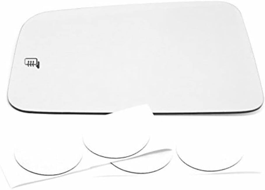 Fits 07-10 Linc MKS, 07-11 Fd Edge, Heated Left Driver Side Mirror Glass Lens W/o Backing Plate Comes with Adhesive, USA