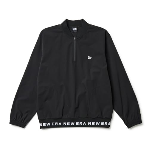 ニューエラ ゴルフ ハーフジップジャケット プルオーバー ストレッチ GF WIND PULLOVER JACQUARD LOGO