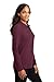 Port Authority Ladies Silk Touch Long Sleeve Polo Shirt Burgundy