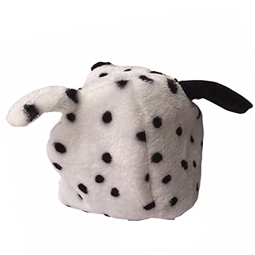 Plush Faux Fur Animal Critter Hat Cap - Soft Warm Winter Headwear (Wolf)