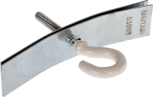 EUR'OHM Accessoire de fixation luminaire métallique - XL batipro 80mm + piton - Câble gaine et connectique