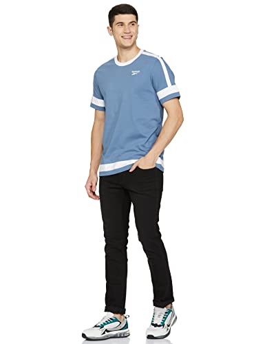 Image of Reebok Men's Striped Slim Fit T-Shirt