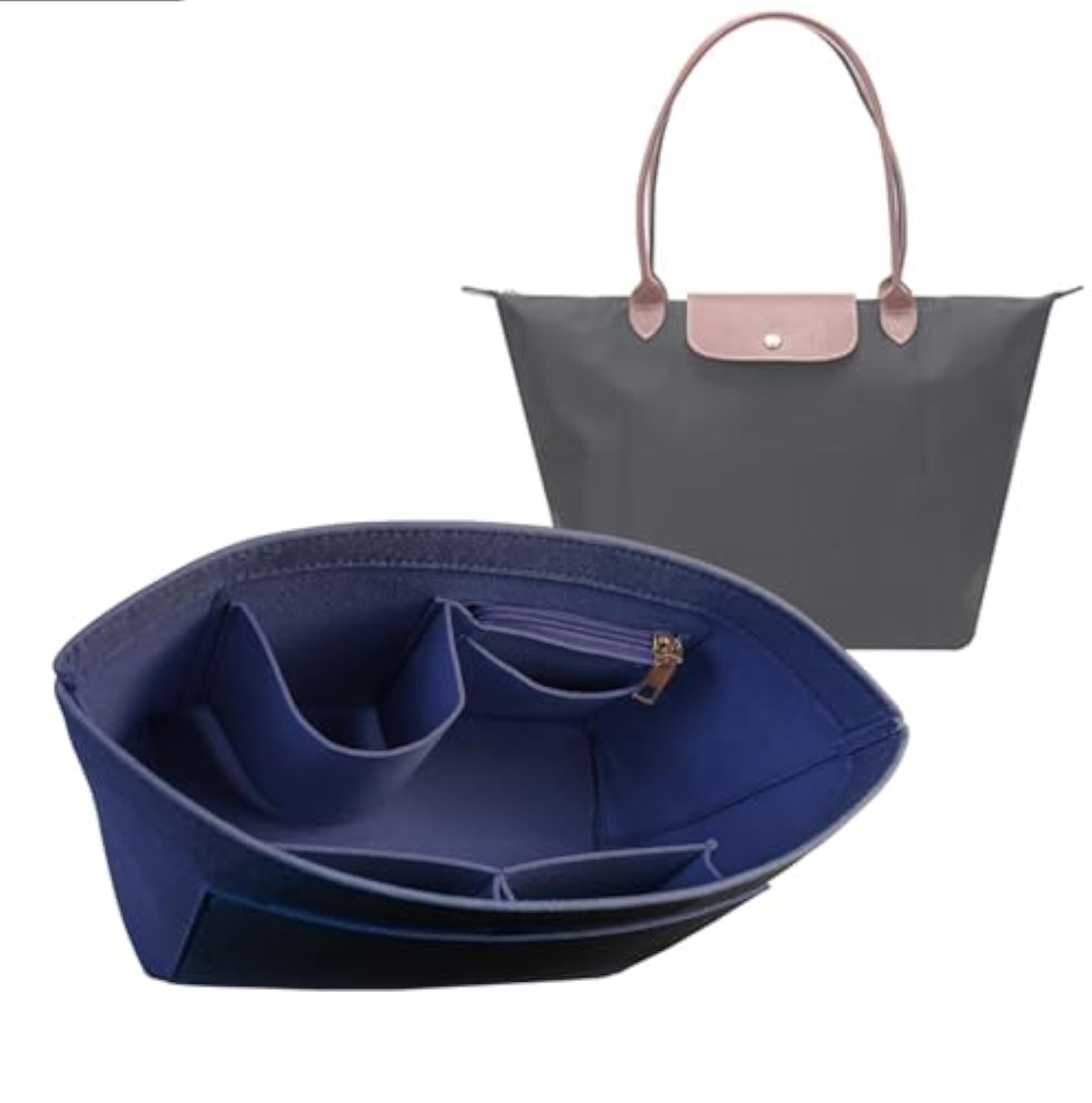 Felt Handbag Organizer Insert for Longchamp Tote