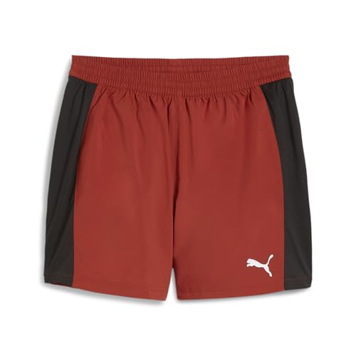 PUMA Men's Run Favorite Velocity 5" Shorts, Mars Red-Black, Large