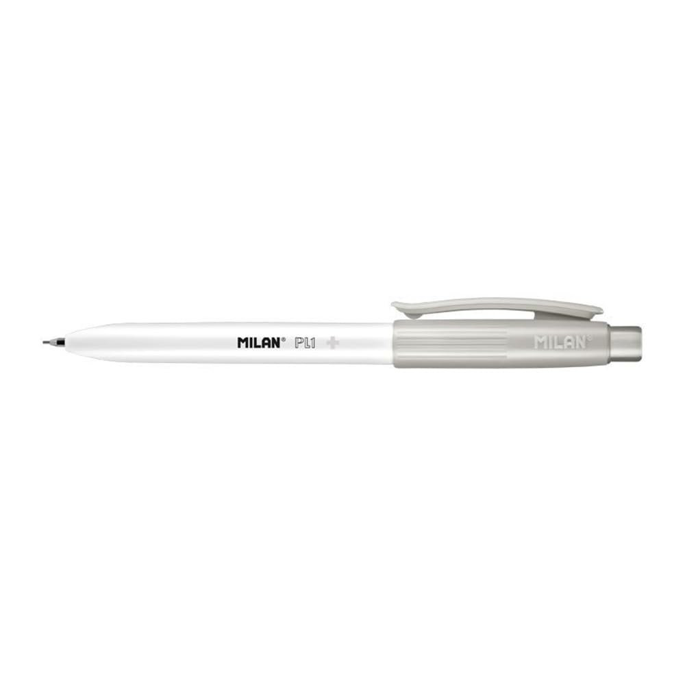 MILAN Blister Pack of 1 Mechanical Pencils PL1 0.7 mm Grey, Edition +, BWM10458IBGG