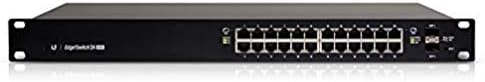 Ubiquiti ES-24-250W Hálózati Switch - 24 Portos Layer 2/3 PoE Menedzselhető Switch 250W Teljesítménnyel, RJ45 és SFP Csatlakozókkal