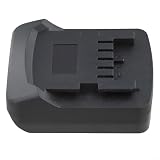 18V auf 20V Adapter Konverter für Elektrowerkzeuge, Metall und Kunststoff Schnittstellenadapter, Schwarz Ersatzzubehör Kompatibel mit 18V u