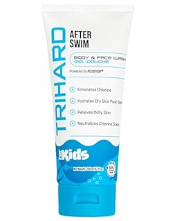 TRIHARD Kids Swim Face and Body Wash, Gentle Chlorine Removal Cleanser After Pool or Ocean, Daily Wash for Children Post Swim, Kids Cleanser for Chlorine and Saltwater