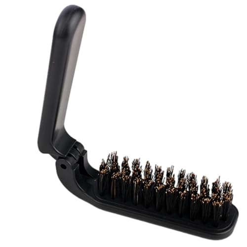 Cepillo Para Barba Plegable Cepillo De Pelo De Cerdas Naturales De Jabalí Cepillo Pelo Jabalí Plegable Cepillo Pelo Cerdas Jabali Peine Pelo Rizado Antitirones Cepillos Desenredante Sin Tirones