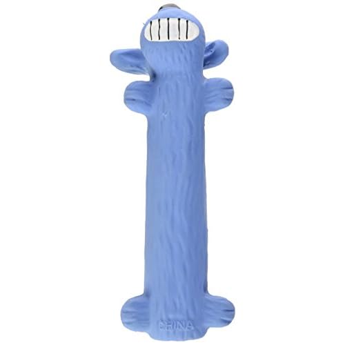 Multipet Original Loofa Dog Latex Ruff 6″ Dog Toy, Assorted Colors for small breeds.