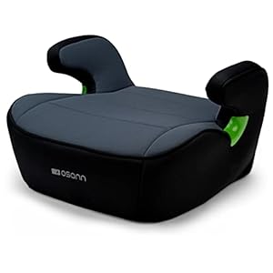 Osann Junior i-Size Sitzerhöhung ohne Isofix Auto Kinder (126-150cm) Sitzschale – Nero