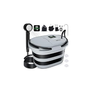 Spopal douche portable 20 L, batterie 13 000 mAh, USB-C