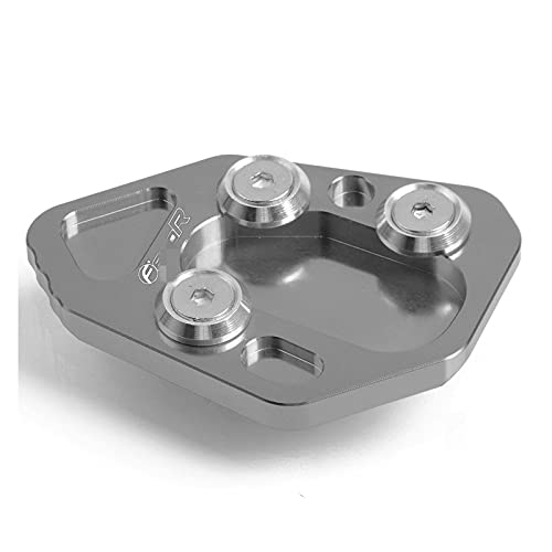 Béquille moto extension latérale F800R 2008-2015 plaque grise