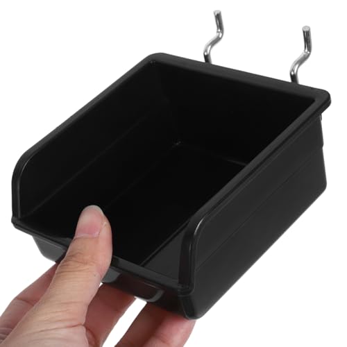 CLISPEED Contenedores Para Tableros Perforados Con Ganchos 6 Juegos Cestas De PláStico Para Almacenaje Organizador De Taller Y Garaje 10X10X1.8 Pulgadas - imagen 9