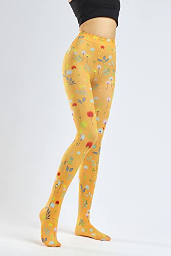 Image of Sahabowi Women's Sheer Tights, Digital Print Designs Stockings