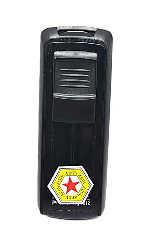Image of Super Customized Self Ink Pri Ink Pocket (Rubber Stamp) with Your Matter (Black Body Mini)