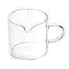 Mini Milk Creamer Pitcher, Milk Jug, 4 OZ Milk Creamer Pitcher Transparent Glass Creamer Pitcher Milk Frothing Jug
