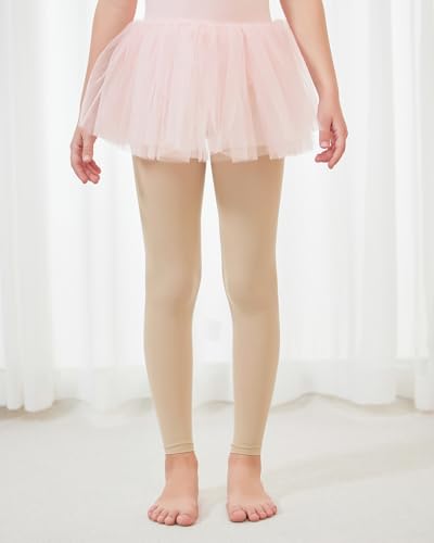 Century Star Girls Footless Tights Ballet Dance Leggings School Kids Gymnastics Pantyhose Ultra Soft Toddler Stockings3