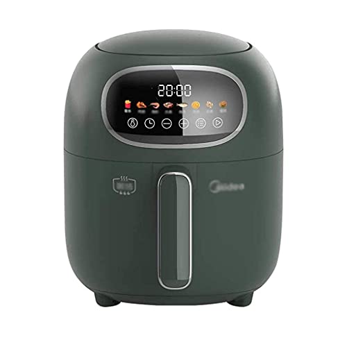 WYCGD Heißluftfritteuse Friteusen Air   Haushalt Multifunktionale Air Smart Touchscreen Elektrische Pommes Frites Maschine 3L Große Kapazität Luft Vollautomatisch Ohne