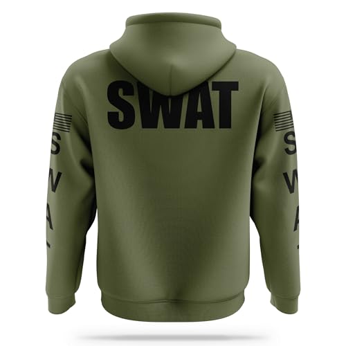 SWAT Performance Hoodie - USA Patriotic Apparel - 100% Polyester for Odor Free, Moisture-Wicking Quick Dry Comfort.2