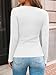 AUTOMET Womens Long Sleeve Shirts Tops Blouses Fall Fashion Ribbed Knit Casual Tshirts Trendy Cute Workout Clothes White XL