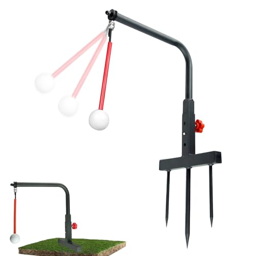 Entraîneur de golf et outil d'alignement de swing à hauteur réglable