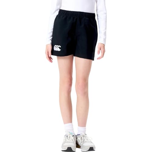 Canterbury Junior Unisex Players Drill Shorts | Rugby Shorts | CCC Logo Gym Shorts, Navy, 14