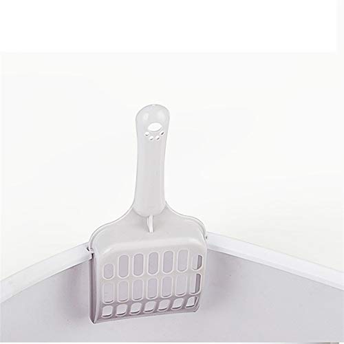 Bac à litière pour chat en plastique robuste structure durable et finitions soignées