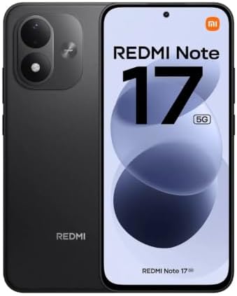 XIAOMI Redmi Note 17 5G 6+128GB Black (No Power Adapter Included)