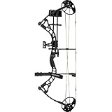 DIAMOND ARCHERY Infinite 305 Adjustable Fully Accessorized Hunting Compound Bow - 7-70 LBS Draw Weight, 19'-31' Draw Length, 305 FPS, Right Hand, Black