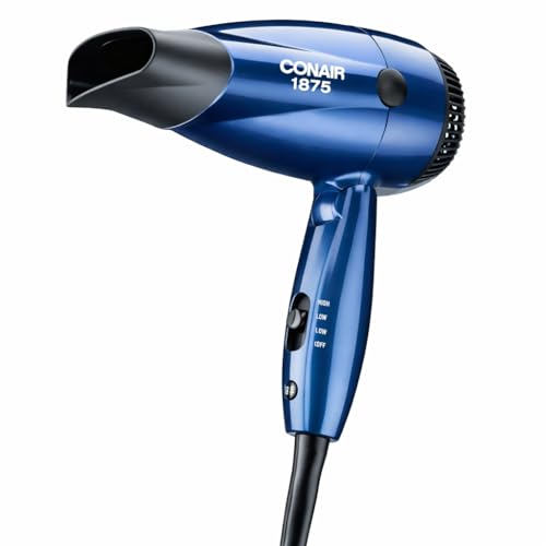 Conair Ion Shine Dual Voltage 1875 Watt Compact Folding Hair Dryer