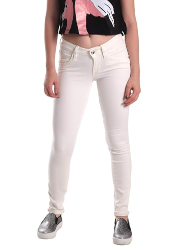 Jean pour femme Fornarina coupe slim taille haute en coton