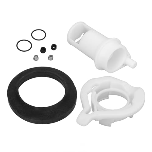 RV Toilet Water Valve Kit 42049 with stamps Leak Proof Threads, Replacement for Aqua II Permanent Toilet, Includes All Necessary Parts for Installation and