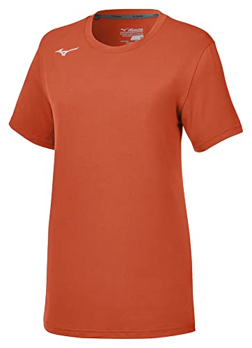 Mizuno Attack Tee 3.0 Orange XS T-shirt de volleyball à manches courtes pour femme