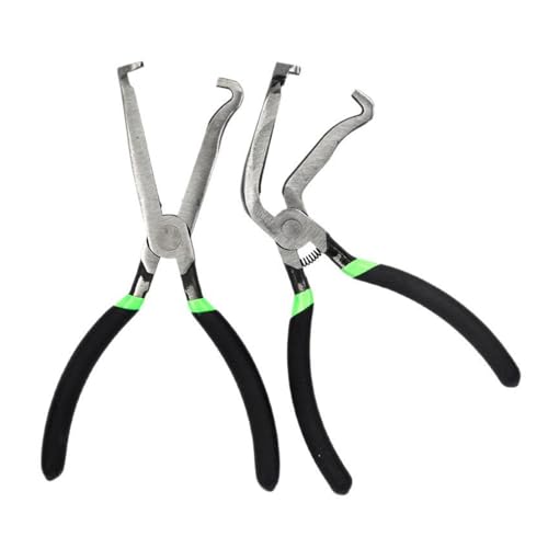 Montesy 2pcs Automotive Electrical Disconnection Pliers Set Angled Wire Plugs Removal Tool for Fuels Injectors & Sensors Connec