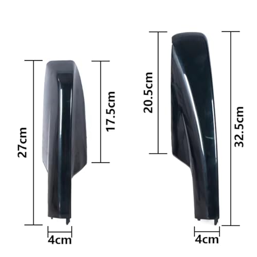 Cache-barres de toit barre centrale embouts rail noir Highlander 2001-2007
