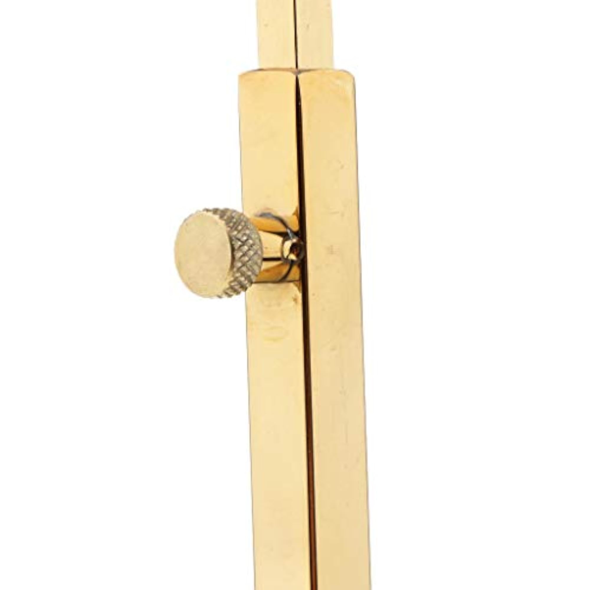 Stainless Steel Adjustable Handbag Display Stand, Gold