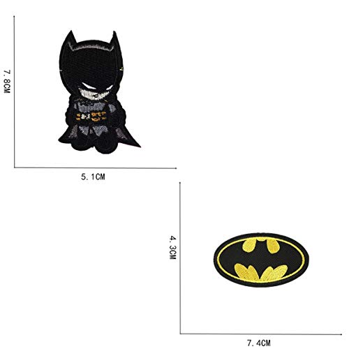 Marvel Lron On Patches 10 Pieces, Morale Patches For Clothing Jeans Jackets Backpack Repair, Aesthetic Super Hero Iron On Decals Embroidery Cloth (1Set) #TOP3