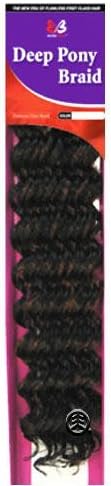Synthetic Braiding Hair: Bobbi Boss Deep Pony Braid Color: 1B