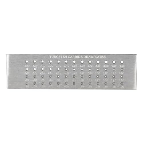 52-Hole Polished Drawplate 0.26-4.10mm
