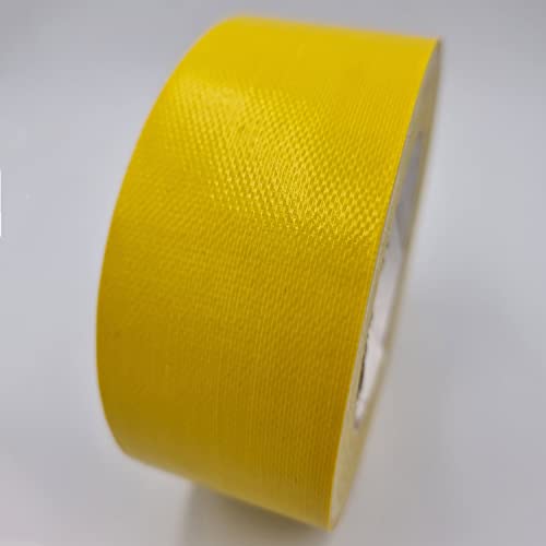 ACIT Super 50 mm x 25 m, Reinforced Canvas Tape, Duct Tape, American Canvas Tape: Repairs, Fixing and High-Seal Packaging (Yellow) - Image 2